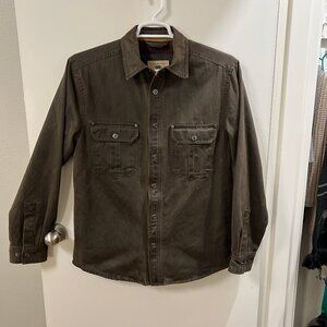 Dakota Grizzly Mens Blaize Flannel Lined Shirt Jacket / Brown / Medium